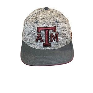 Adidas TEXAS A&M University CAP Gray - Adjustable One Size Fits Most